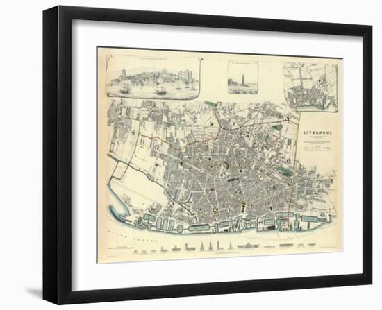 Liverpool, England, c.1836-null-Framed Art Print