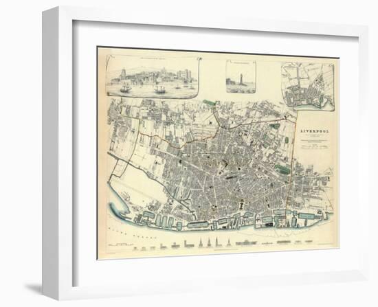 Liverpool, England, c.1836-null-Framed Art Print