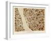 Liverpool England City Street Map-Michael Tompsett-Framed Art Print