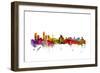 Liverpool England Skyline-Michael Tompsett-Framed Art Print