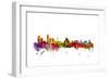 Liverpool England Skyline-Michael Tompsett-Framed Art Print