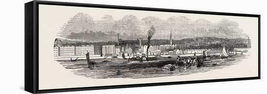 Liverpool, from Woodside, in 1846, UK-null-Framed Stretched Canvas