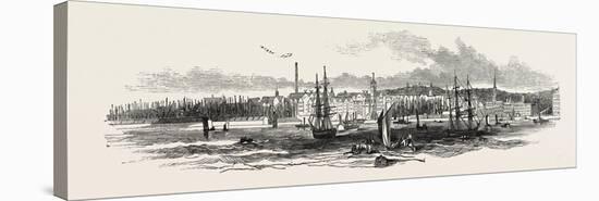 Liverpool, from Woodside, in 1846, UK-null-Stretched Canvas