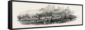 Liverpool, from Woodside, in 1846, UK-null-Framed Stretched Canvas