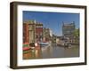 Liverpool Leeds Canal, in the Basin at Skipton, Yorkshire Dales National Park, Yorkshire, England-James Emmerson-Framed Photographic Print