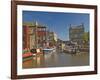 Liverpool Leeds Canal, in the Basin at Skipton, Yorkshire Dales National Park, Yorkshire, England-James Emmerson-Framed Photographic Print