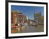 Liverpool Leeds Canal, in the Basin at Skipton, Yorkshire Dales National Park, Yorkshire, England-James Emmerson-Framed Photographic Print