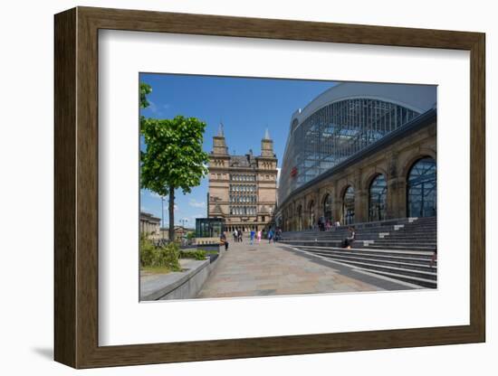 Liverpool Lime Street Railway Station, Liverpool, Merseyside, England, United Kingdom, Europe-Frank Fell-Framed Photographic Print