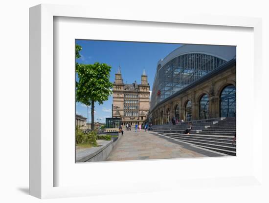 Liverpool Lime Street Railway Station, Liverpool, Merseyside, England, United Kingdom, Europe-Frank Fell-Framed Photographic Print