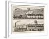 Liverpool-Manchester Railway Early Passenger Trains on the Line-H. Thiriat-Framed Art Print