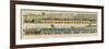 Liverpool-Manchester Railway, Two Passenger Trains with Closed Carriages-Isaac Shaw-Framed Premium Giclee Print