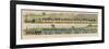 Liverpool-Manchester Railway, Two Passenger Trains with Closed Carriages-Isaac Shaw-Framed Art Print