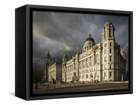 Liverpool, Merseyside, England, United Kingdom, Europe-Ben Pipe-Framed Stretched Canvas