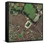 Liverpool's Anfield Stadium, Aerial View-Getmapping Plc-Framed Stretched Canvas