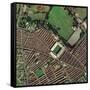 Liverpool's Anfield Stadium, Aerial View-Getmapping Plc-Framed Stretched Canvas