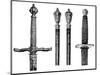 Liverpool's Swords and Wooden Staves, 1910-null-Mounted Giclee Print