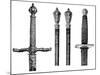 Liverpool's Swords and Wooden Staves, 1910-null-Mounted Giclee Print