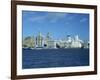 Liverpool Skyline across the Mersey River, England, United Kingdom, Europe-Nicholson Christopher-Framed Photographic Print