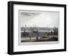 'Liverpool, taken from the oppersite side of the River', 1815-William Daniell-Framed Giclee Print