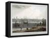 Liverpool, Taken from the Opposite Side of the River, c.1815-Thomas & William Daniell-Framed Stretched Canvas