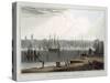 Liverpool, Taken from the Opposite Side of the River, c.1815-Thomas & William Daniell-Stretched Canvas