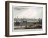 Liverpool, Taken from the Opposite Side of the River, c.1815-Thomas & William Daniell-Framed Giclee Print