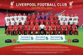 Liverpool Team 14/15-null-Lamina Framed Poster