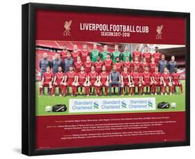 Liverpool - Team 17/18-null-Framed Mini Poster