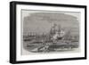 Liverpool, the Mersey on the 10th Inst, HMS Majestic Firing a Royal Salute-null-Framed Giclee Print