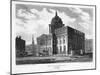 Liverpool Town Hall, Merseyside, 1808-William Woolnoth-Mounted Giclee Print