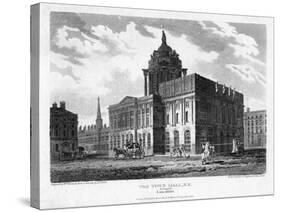 Liverpool Town Hall, Merseyside, 1808-William Woolnoth-Stretched Canvas