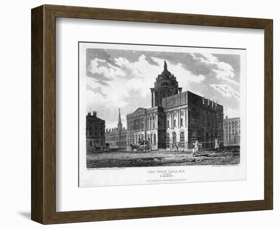 Liverpool Town Hall, Merseyside, 1808-William Woolnoth-Framed Giclee Print