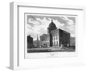 Liverpool Town Hall, Merseyside, 1808-William Woolnoth-Framed Giclee Print