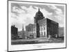 Liverpool Town Hall, Merseyside, 1808-William Woolnoth-Mounted Giclee Print