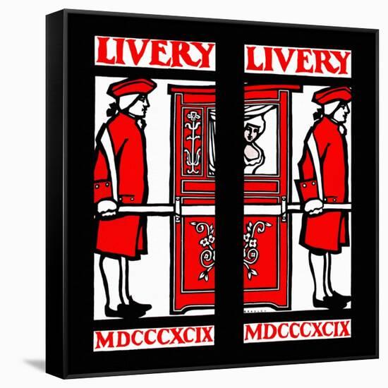 Livery, Mdcccxcix-Will Bradley-Framed Stretched Canvas
