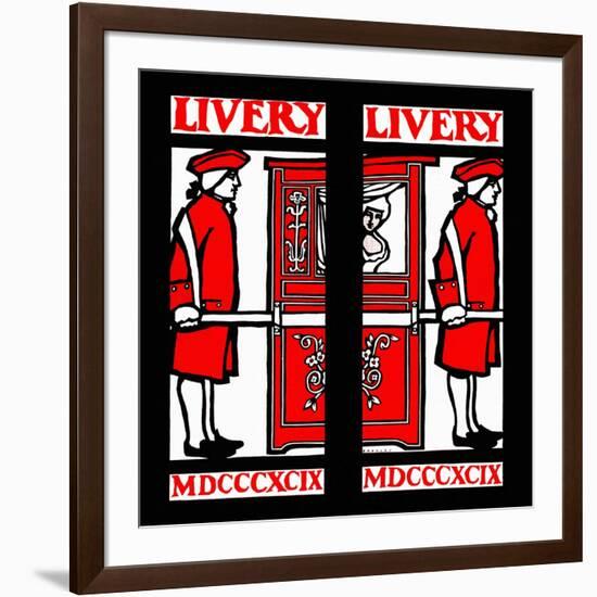 Livery, Mdcccxcix-Will Bradley-Framed Art Print