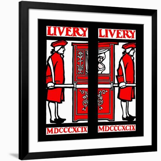 Livery, Mdcccxcix-Will Bradley-Framed Art Print