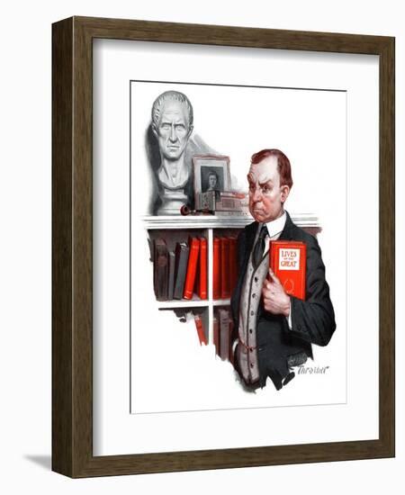 "'Lives of the Saints',"February 24, 1923-Leslie Thrasher-Framed Giclee Print