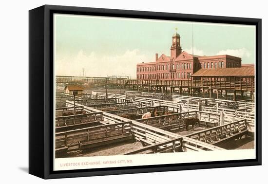 Livestock Exchange, Kansas City, Missouri-null-Framed Stretched Canvas