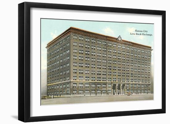 Livestock Exchange, Kansas City-null-Framed Art Print