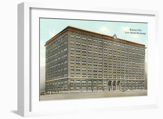 Livestock Exchange, Kansas City-null-Framed Art Print