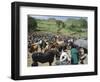 Livestock Market, Sentebe, Abyssinian Region of Choa, Ethiopia, Africa-J P De Manne-Framed Photographic Print