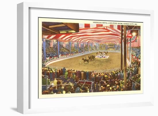 Livestock Show, Kansas City, Missouri-null-Framed Art Print