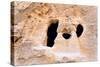 Living Ancient Cavern in Little Petra-vvoevale-Stretched Canvas