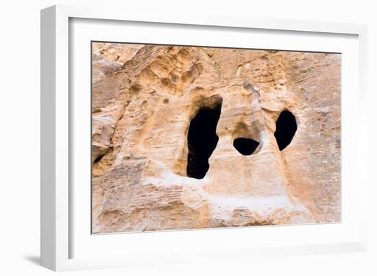 Living Ancient Cavern in Little Petra-vvoevale-Framed Photographic Print