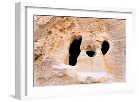 Living Ancient Cavern in Little Petra-vvoevale-Framed Photographic Print