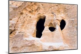 Living Ancient Cavern in Little Petra-vvoevale-Mounted Photographic Print