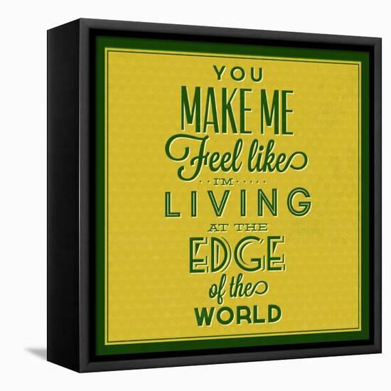 Living at the Edge 1-Lorand Okos-Framed Stretched Canvas