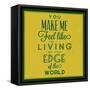Living at the Edge 1-Lorand Okos-Framed Stretched Canvas