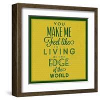 Living at the Edge 1-Lorand Okos-Framed Art Print